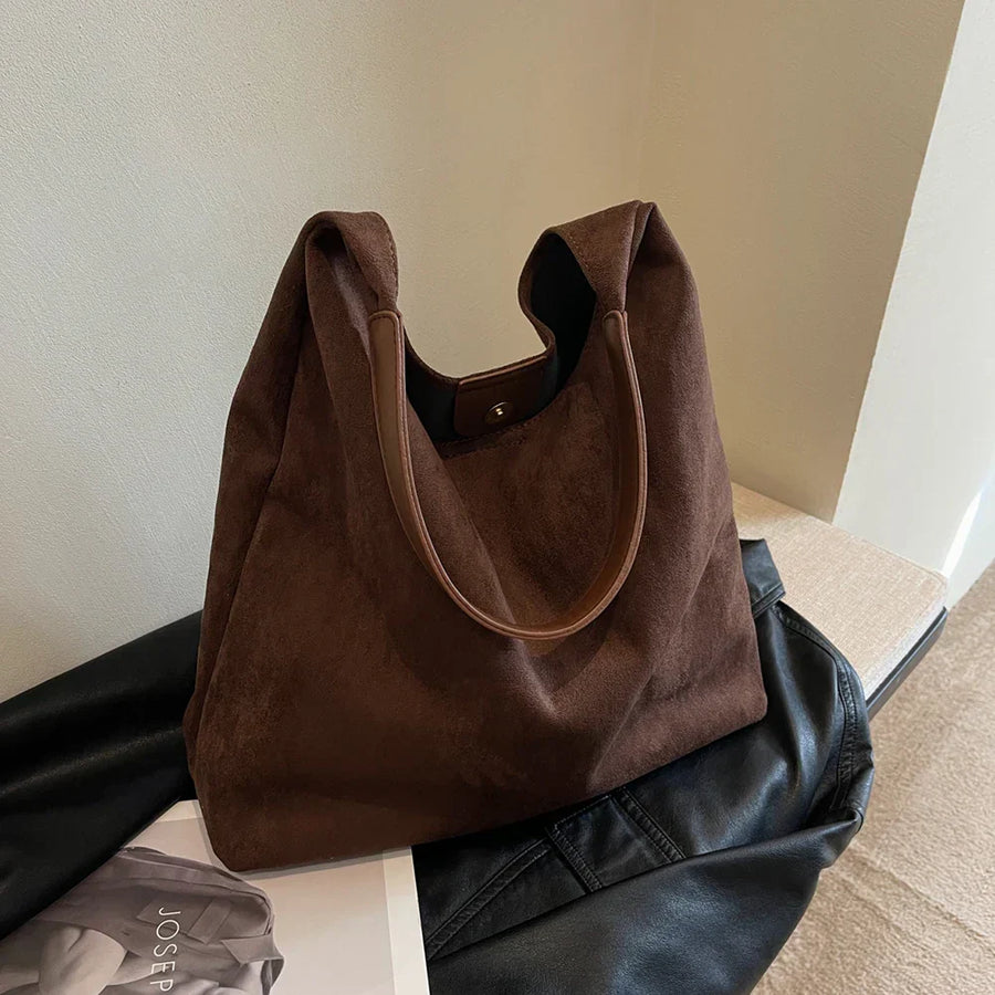 Tote bag i ruskind